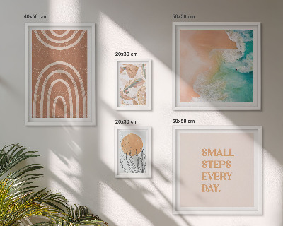 Moderne schilderijen set Stijlvolle plantendecoraties