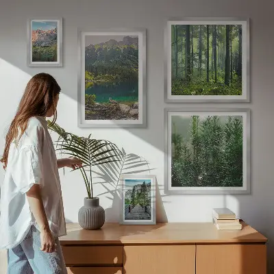 Gallery wall Berglandschappen en bossen
