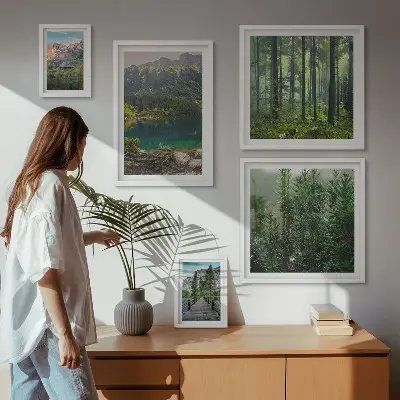 Gallery wall Berglandschappen en bossen