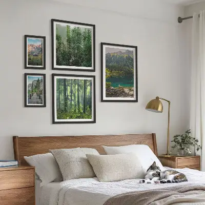 Gallery wall Berglandschappen en bossen