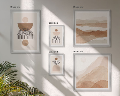 Gallery wall Abstracte aardcomposities