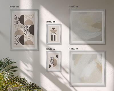 Gallery wall Abstracte vormen geometrie