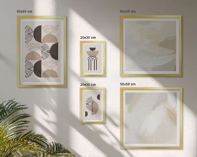 Gallery wall Abstracte vormen geometrie