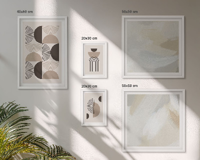 Gallery wall Abstracte vormen geometrie
