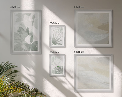 Gallery wall Grijze en witte plantmotieven