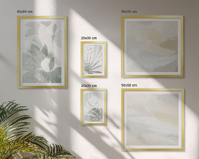 Gallery wall Grijze en witte plantmotieven