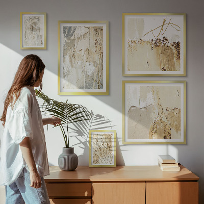 Gallery wall Abstracte minimalistische composities
