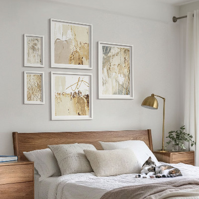 Gallery wall Abstracte minimalistische composities