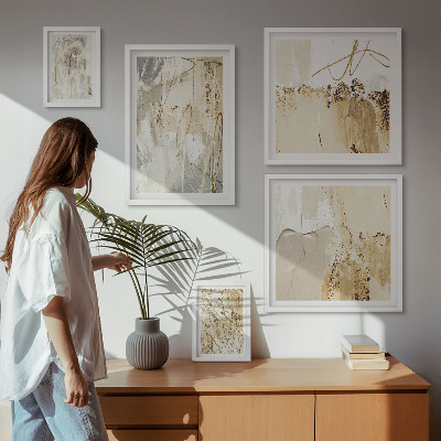 Gallery wall Abstracte minimalistische composities