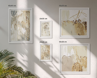 Gallery wall Abstracte minimalistische composities