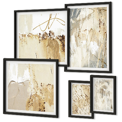 Gallery wall Abstracte minimalistische composities