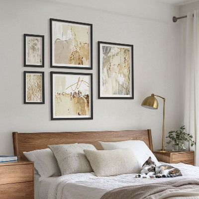 Gallery wall Abstracte minimalistische composities