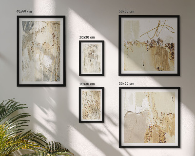 Gallery wall Abstracte minimalistische composities