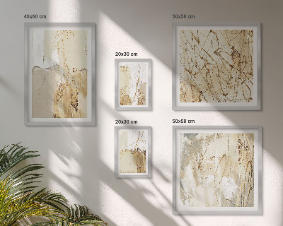 Wanddecoratie compositie Abstracte moderne texturen