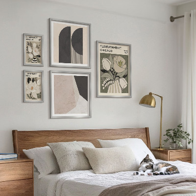 Gallery wall Stijlvolle bloemarrangementen