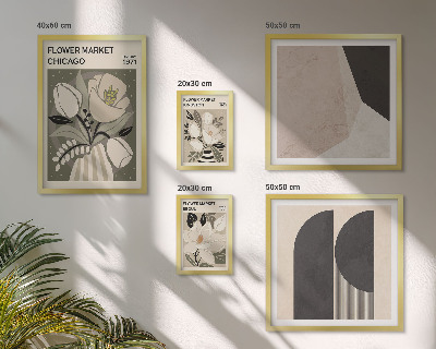 Gallery wall Stijlvolle bloemarrangementen