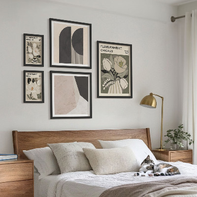 Gallery wall Stijlvolle bloemarrangementen