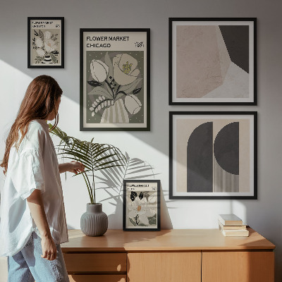 Gallery wall Stijlvolle bloemarrangementen