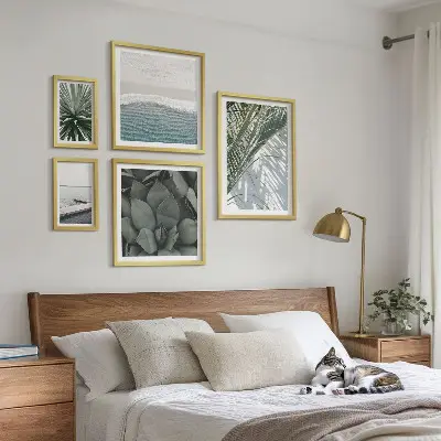Gallery wall Tropische planten in de zee