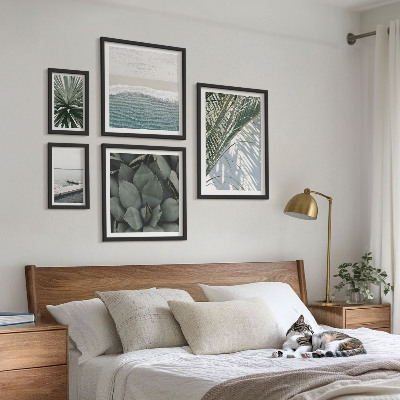 Gallery wall Tropische planten in de zee