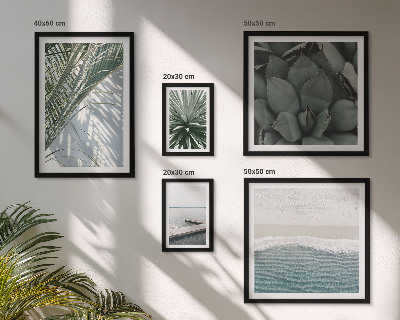 Gallery wall Tropische planten in de zee