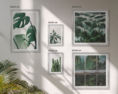 Wanddecoratie compositie Planteninspiratie uit de tropen