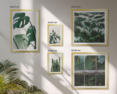 Wanddecoratie compositie Planteninspiratie uit de tropen