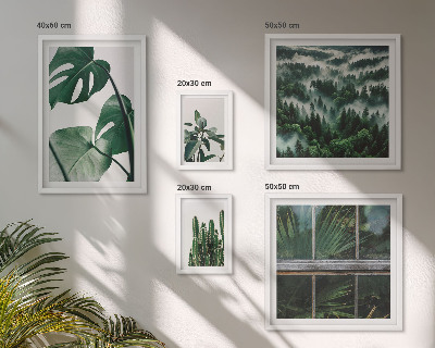Wanddecoratie compositie Planteninspiratie uit de tropen