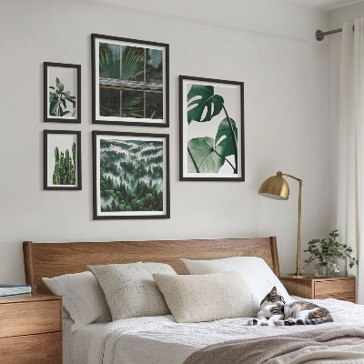 Wanddecoratie compositie Planteninspiratie uit de tropen