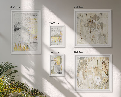 Gallery wall Stijlvolle abstracte patronen