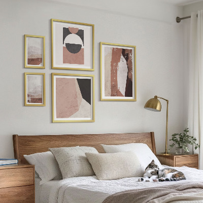 Wanddecoratie compositie Abstracte aardcomposities