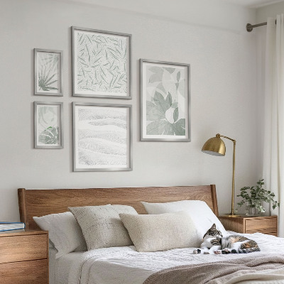 Gallery wall Plantaardige groene motieven