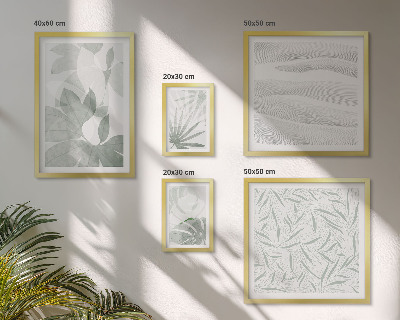 Gallery wall Plantaardige groene motieven