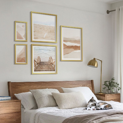 Gallery wall Minimalistische stranden en bergen
