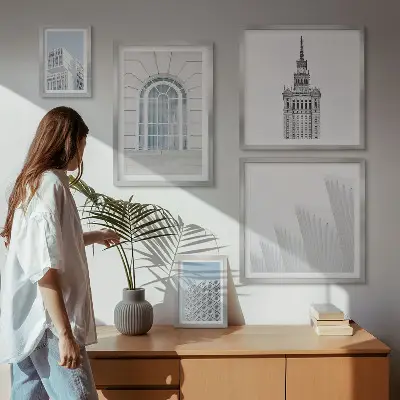 Gallery wall moderne architectuur minimalisme