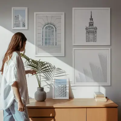 Gallery wall moderne architectuur minimalisme