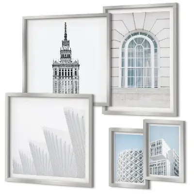 Gallery wall moderne architectuur minimalisme