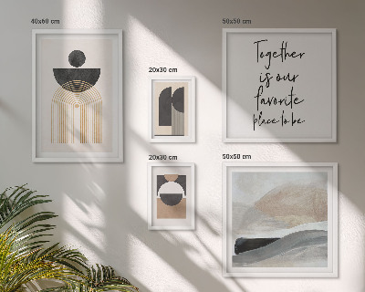 Gallery wall Abstracte vormen van de natuur