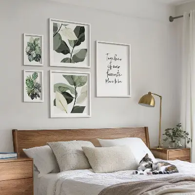 Gallery wall Moderne plantinspiraties
