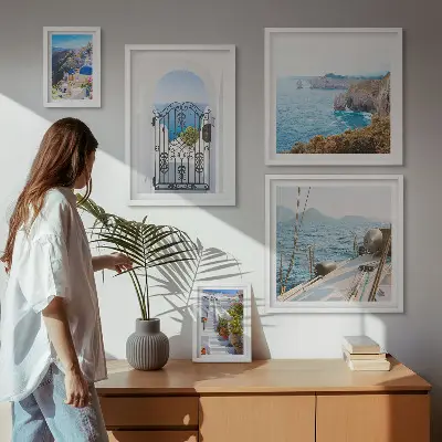 Galerijwand landschappen en zeearchitectuur van Griekenland