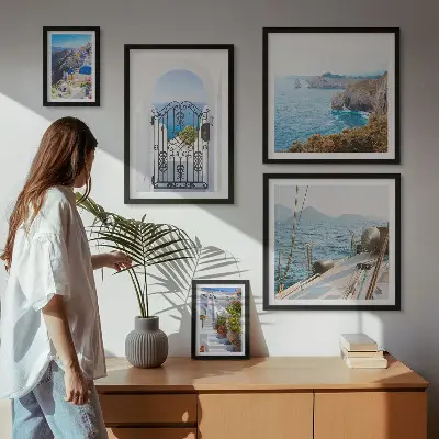 Galerijwand landschappen en zeearchitectuur van Griekenland