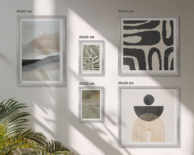 Gallery wall Abstracte patronen in kleur