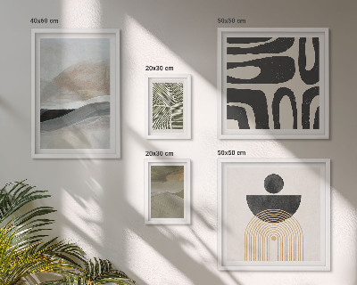 Gallery wall Abstracte patronen in kleur