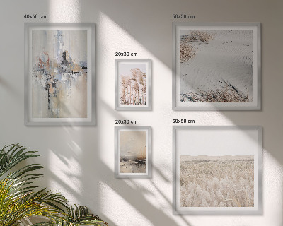 Wanddecoratie compositie Stijlvolle decoraties, natuurlijke minimalistische stijl