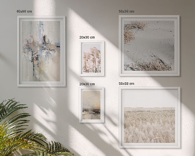 Wanddecoratie compositie Stijlvolle decoraties, natuurlijke minimalistische stijl