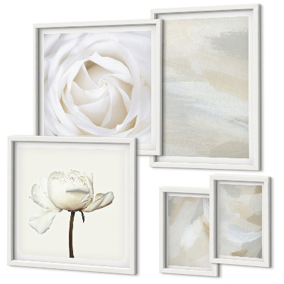 Gallery wall Bloeminspiraties wit