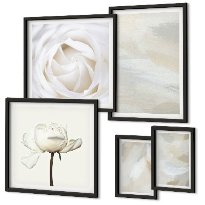 Gallery wall Bloeminspiraties wit