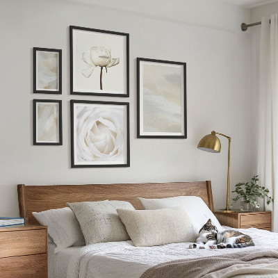 Gallery wall Bloeminspiraties wit