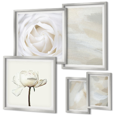 Gallery wall Bloeminspiraties wit
