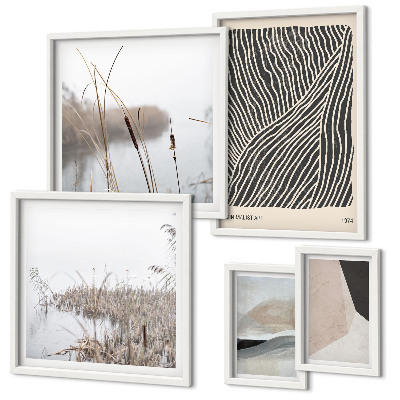Gallery wall Minimalistische natuurkunst